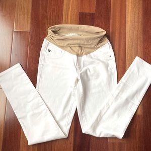 Andriano Goldschmied stretchy maternity white soft jeans size 27